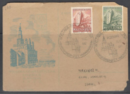 Poland.   Philatelic Exhibition Poznan 1952.   Special Cancellation On PC. - Lettres & Documents