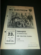 Speedway Güstrow 23.03.1985 , Zlata Prilba Pardubice , Programmheft , Programm , Rennprogramm !!! - Moto