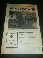 Speedway Güstrow 09.03.1985 , Neubrandenburg , Meißen , Lübbenau , Programmheft , Programm , Rennprogramm !!! - Moto