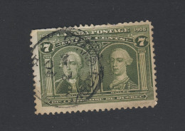 Canada 1908 Quebec Used Stamp #100-7c Montcalm/Wolfe Guide Value = $50.00 - Gebraucht