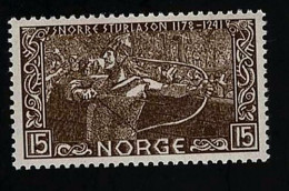 1941 Sturlason Michel NO 260 Stamp Number NO 241 Yvert Et Tellier NO 214 Stanley Gibbons NO 325 Xx MNH - Unused Stamps