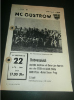 Speedway Güstrow 22.04.1984 , Slany , Prag , Programmheft , Programm , Rennprogramm !!! - Moto