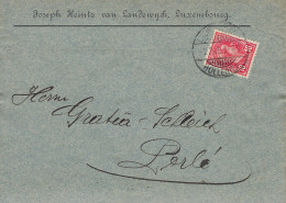 Luxembourg - Luxemburg - Lettre  1906  -  JOSEPH HEINTZ VAN LANDEWYCK , LUXEMBOURG - Lettres & Documents