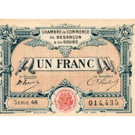 52 - BESANCON - DOUBS - 1 FRANC - CHAMBRE DE COMMERCE - SUP - Non Classificati