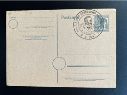 GERMANY 1947 POSTCARD KIEL 08-04-1947 DUITSLAND DEUTSCHLAND SST HEINRICH VON STEPHAN - Ganzsachen