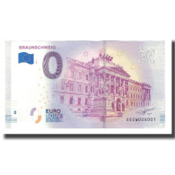 Allemagne, Billet Touristique - 0 Euro, Germany - Braunschweig - Château De - Other & Unclassified