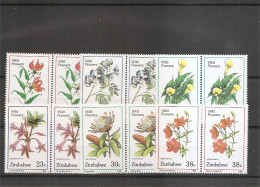 Zimbabwe - Fleurs ( 174/179 En Paires XXX -MNH ) - Zimbabwe (1980-...)