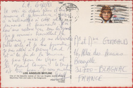 STATI UNITI - UNITED STATES - USA - US - 1981 - 28 Blanche Stuart Scott - Air Mail - Post Card - Los Angeles, Skyline - - Cartas & Documentos