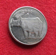 India 25 Paise 2000 H KM# 54 *VT Hyderabad Mint Inde Indien Indies - Inde