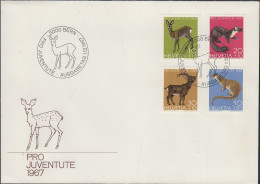 Schweiz - Pro Juventute 1967 - Tiere - Lettres & Documents