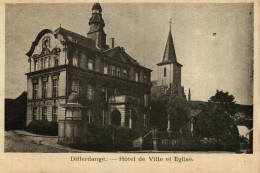 DIFFERDANGE - Hotel De Ville Et Église - P.Schroeder-Hever,Differdange - Differdingen