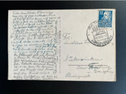 GERMANY 1950 POSTCARD THEMAR TO NIEDERWINDEN 31-05-1950 DUITSLAND DEUTSCHLAND - Postal  Stationery