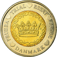 Danemark, 2 Euro, 2003, SPL, Bi-Metallic - Privéproeven