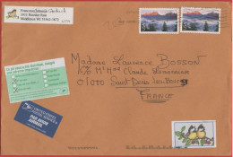 STATI UNITI - UNITED STATES - USA - US - 2009 - 2x 98 Grand Teton National Park Wyoming - Air Mail - Medium Envelope - V - Brieven En Documenten