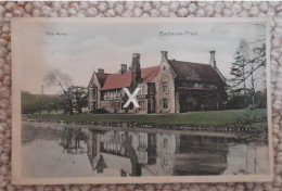 BURTON ON TRENT THE ABBEY OLD COLOUR POSTCARD STAFFORDSHIRE - Andere & Zonder Classificatie