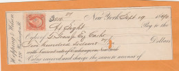 United States Old Check Cheques - Chèques & Chèques De Voyage