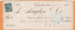 United States Old Check Cheques - Chèques & Chèques De Voyage