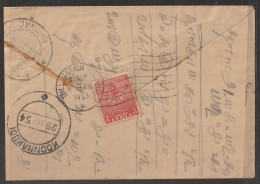 India 1954 Nataraja Stamp On Cover From Willingdon Island Cochin With Machine  Cancellation (a130) - Cochin