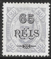 Portuguese Congo – 1902 King Carlos Surcharged 65 On 20 Réis Mint Stamp - Portugees Congo