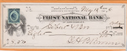 United States Old Check Cheques - Chèques & Chèques De Voyage