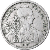 Monnaie, FRENCH INDO-CHINA, Piastre, 1947, Paris, TB+, Copper-nickel, KM:32.2 - Other & Unclassified