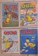 Lot De 4 OSCAR LE PETIT CANARD Et Les Faux-monnayeurs-n°12, Explorateur, Au Zoo, Sur La Côte D'azur MAT JEUNESSE JOYEUSE - Wholesale, Bulk Lots