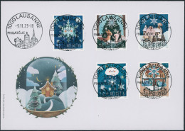 Suisse - 2023 - Weihnachten - Ersttagsbrief FDC ET - Ersttag Voll Stempel - Lettres & Documents