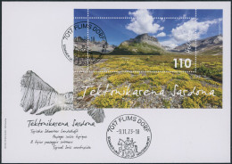 Suisse - 2023 - Sardona - Block - Ersttagsbrief FDC ET - Briefe U. Dokumente