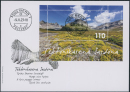 Suisse - 2023 - Sardona - Block - Ersttagsbrief FDC ET - Ersttag Voll Stempel - Briefe U. Dokumente