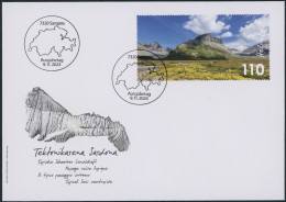 Suisse - 2023 - Sardona - Blockausschnitt - Ersttagsbrief FDC ET - Lettres & Documents