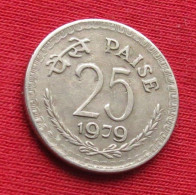 India 25 Paise 1979 C KM# 49.1 Lt 653 *V2T Calcutta Mint Inde Indien Indies Paisa - Inde