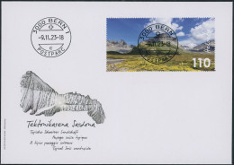 Suisse - 2023 - Sardona - Blockausschnitt - Ersttagsbrief FDC ET - Ersttag Voll Stempel - Covers & Documents