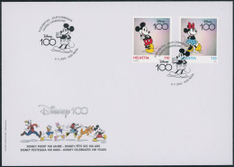 Suisse - 2023 - Disney - Ersttagsbrief FDC ET - Covers & Documents