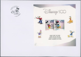 Suisse - 2023 - Disney - Spezialbogen -  Block - Ersttagsbrief FDC ET - Ersttag Voll Stempel - Cartas & Documentos