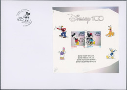 Suisse - 2023 - Disney - Spezialbogen -  Block - Ersttagsbrief FDC ET - Ersttag Voll Stempel - Lettres & Documents