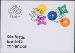 Suisse - 2023 - Konfetti - Ersttagsbrief FDC ET - Cartas & Documentos