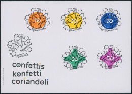 Suisse - 2023 - Konfetti - Ersttagsbrief FDC ET - Ersttag Voll Stempel - Briefe U. Dokumente