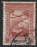 Portuguese India – 1938 Império Colonial Airmail 9 Tangas Used Stamp - Inde Portugaise