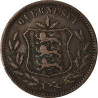 Monnaie, Guernsey, 8 Doubles, 1903, Heaton, Birmingham, TB+, Bronze, KM:7 - Guernsey