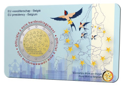 Belgie 2 Euro 2024 Voorzitterschap EU Presidency BU Coincard  NEDERLANDSTALIG Belgique Belgien Belgium Belgia - Belgium