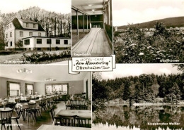 73870283 Otzenhausen Saar Nonnweiler Hotel Cafe Zum Hunnenring Kegelbahn Panoram - Nonnweiler