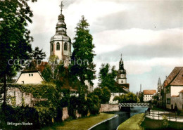 73835654 Ettlingen Albpartie Mit St Martinskirche Und Rathaus Ettlingen - Ettlingen