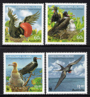 CHRISTMAS ISLAND 2010 (WWF)  " ENDANGERED SPECIES, FRIGATEBIRD  " SET MNH - Christmas Island