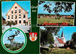 73835445 Allersberg Rathaus Panorama Schwimmbad Sprungturm Kirche Allersberg - Allersberg