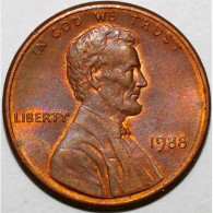 ÉTATS UNIS - KM 201 - 1 CENT 1988 - LINCOLN - MEMORIAL PENNY - Other & Unclassified