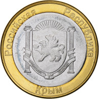 Ukraine, 100 Roubles, Non Officielle, 2014, Crimée Russe, Bimétallique, SPL - Ucrania