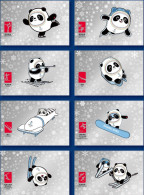 China 2022 The Beijing Winter Olympic Game Sports Events Postal Card(15V)(Cicada Wing Steel) - Winter 2022: Beijing