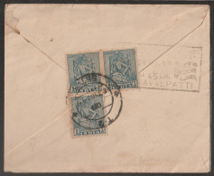 India 1949 Bodittsava Stamps On Cover With Slogan Delivery Cancellation A146) - Storia Postale