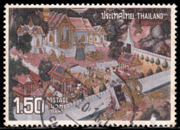 Thailand Stamp 1973 Mural Painting 1.50 Baht - Used - Thailand