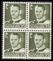 1951. DANMARK. Frederik IX 35 øre In Never Hinged 4-block.  (Michel 309) - JF541101 - Brieven En Documenten